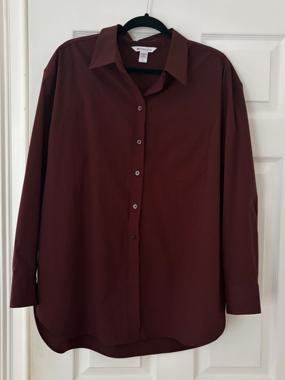 Athleta Midday Relax Button Down sz L